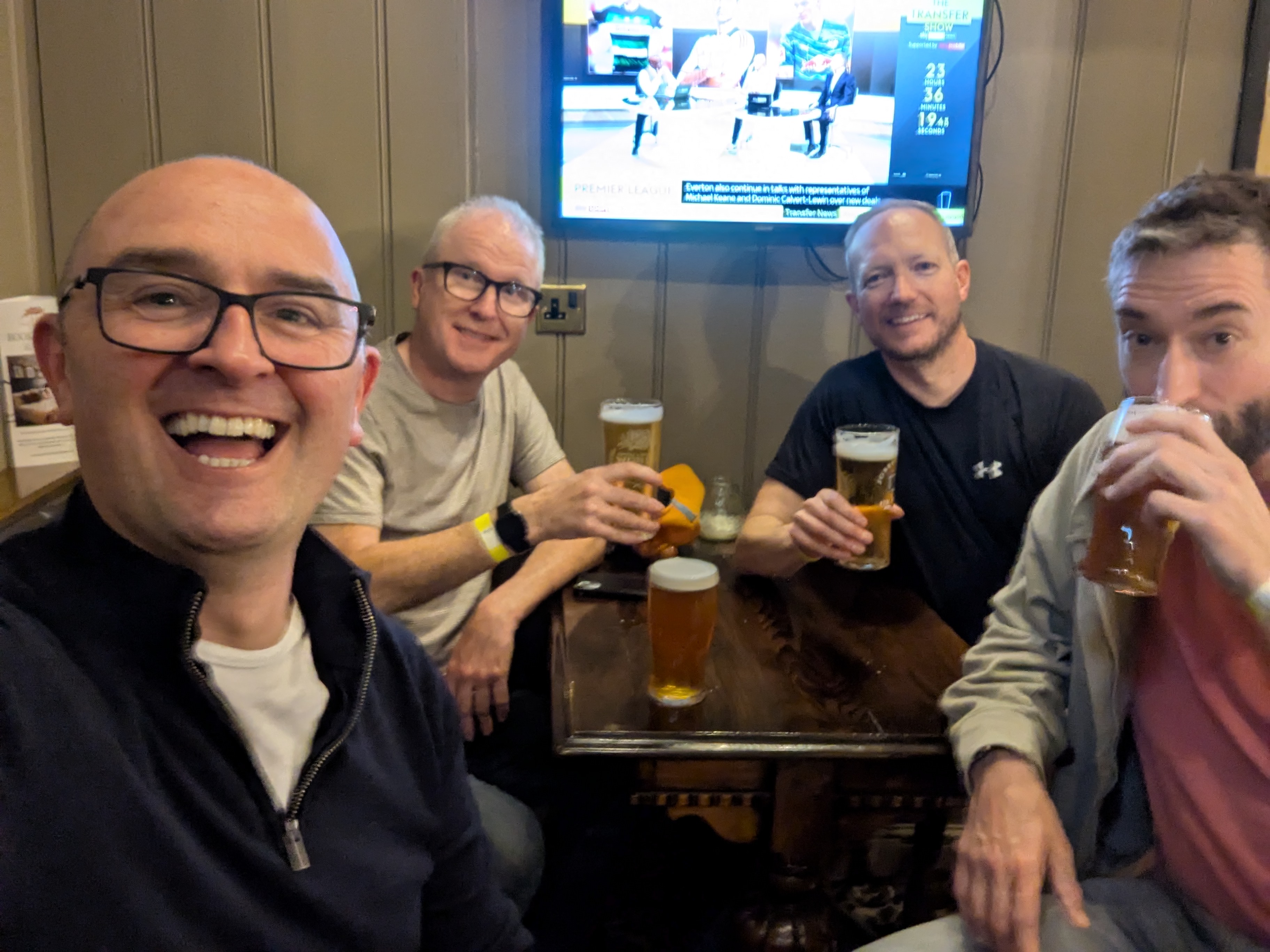 Networking in the pub afterwards